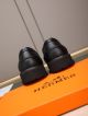 Hermes Black Calfskin Leather Man Shoes 0610 05 (5)_th.jpg